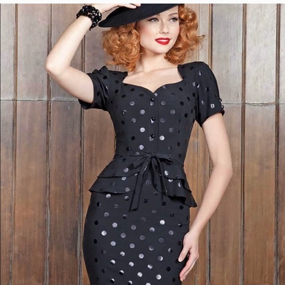 Stop Staring Dresses & Skirts - Stop Staring "Faith" Dress with Polka Dots